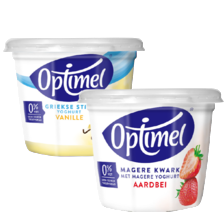 Optimel kwark, yoghurt of vla